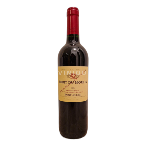 Bordeaux Saint-Julien Château Léoville Poyferré Esprit du Moulin 2015