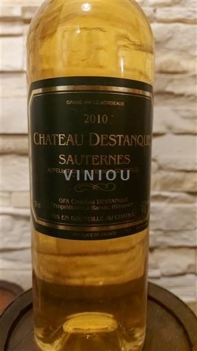 Burdeos Sauternes Château Destanque 2010