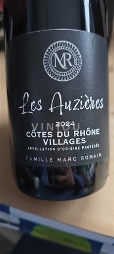 Rhônevallei Côtes-du-rhône-villages Famille Marc Romain Les Auzières 2024