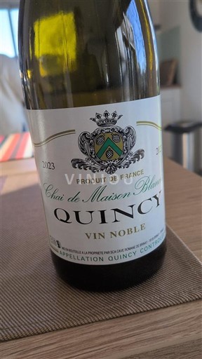 Dolina Loare Quincy Chai de Maison Blanche Vin Noble 2023