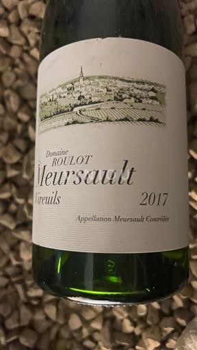 Bourgondië Meursault Domaine Roulot Les Vireuils 2017