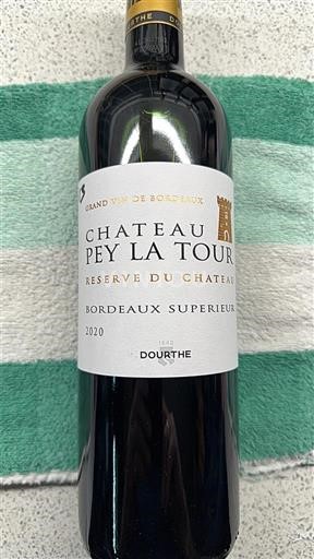 Bordeaux Bordeaux superiore Château Pey la Tour Réserve du Château 2020
