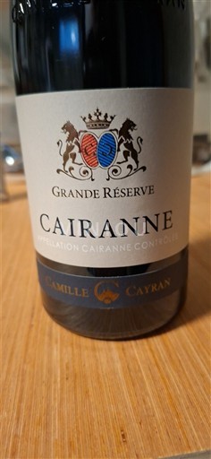 Vale do Ródano Cairanne Camille Cayran Grande Réserve 2020