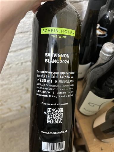 Gradišce Ni doloceno Scheiblhofer Sauvignon Blanc 2024