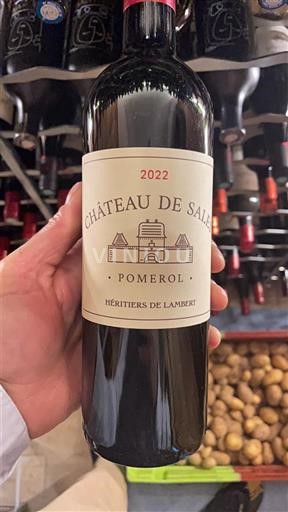 Bordeaux Pomerol Château Sales 2022