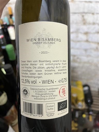 Viên Không được chỉ định Weingut Christ A-1210 Grüner Veltliner 2023