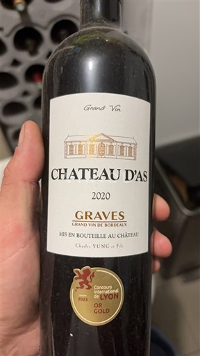 Bordeaux Graves Château As 2020