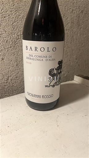 Piemonte Barolo Giovanni Rosso Del Comune di Serralunga d'Alba 2019