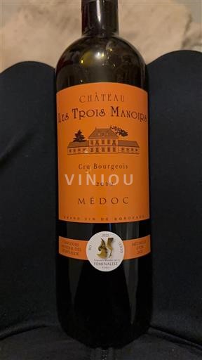 Bordeaux Médoc Cru Bourgeois Château Les Trois Manoirs 2019