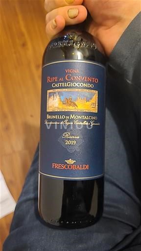 Tuscany Brunello di Montalcino Frescobaldi Ripe al Convento 2019