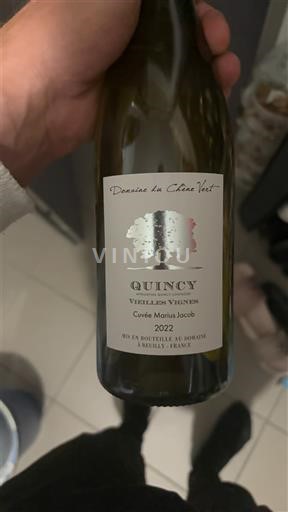 Valle della Loira Quincy Domaine La Chênaie Verte Vieilles Vignes Marius Jacob 2022