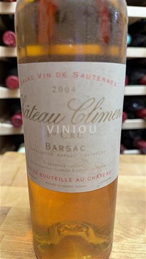 Bordeaux Barsac Premier Cru Château Climens 2004
