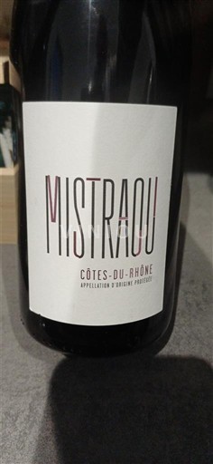 Rhône-dalen Côtes-du-Rhône Mistraou Ikke årgangsbestemt