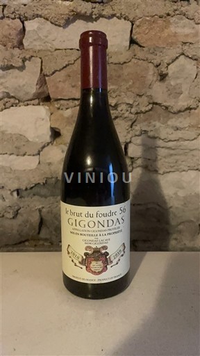 Rhônen laakso Gigondas Domaine Gigondas La Cave Le Brut du Foudre 56 2018