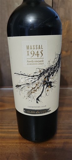 Thung lũng Maule Clos de Luz Massal 1945 2016