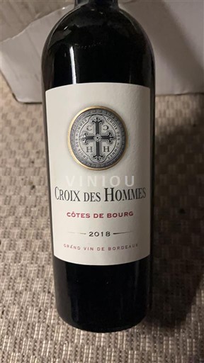 Bordeaux Côtes-de-bourg Croix des Hommes 2018