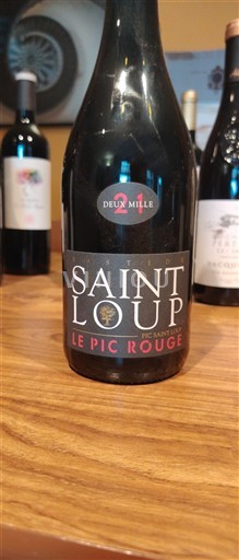 Langvedok Pic-saint-loup Saint Loup Le Pic Rouge 2000