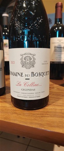 Rhônevallei Gigondas Domaine Des Bosquets La Colline 2021