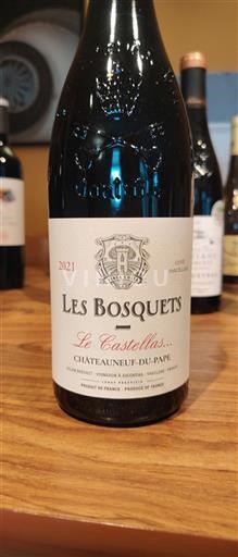 Údolí Rhôny Châteauneuf-du-Pape Les Bosquets Le Castellas 2021
