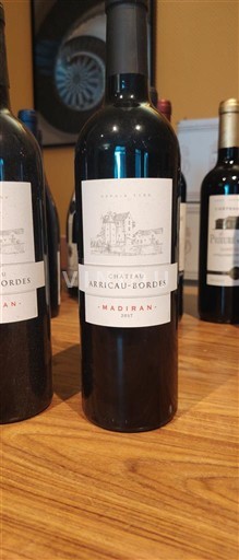 Lounais-Ranska Madiran Château Arricau-Bordes 2017