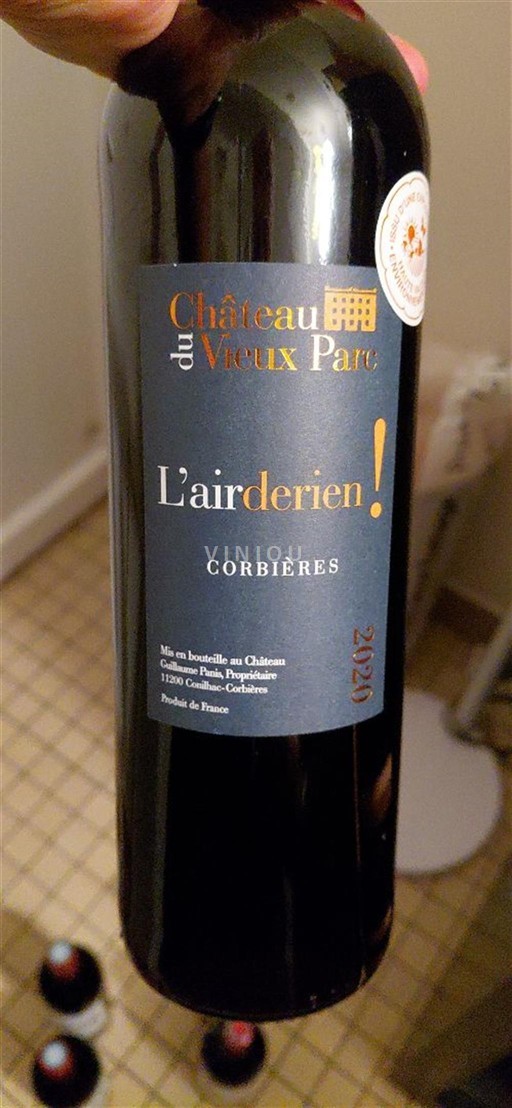 Langvedok Corbières Château Vieux Parc L'airderien 2020