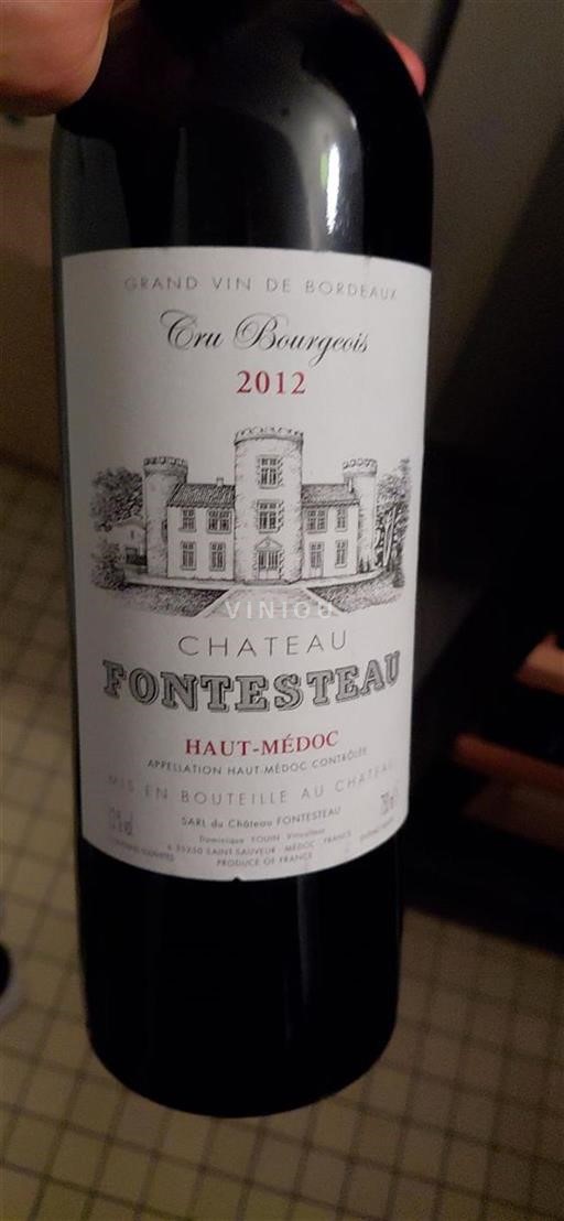 Bordeaux Haut-Médoc Cru Bourgeois Château Fontesteau 2012
