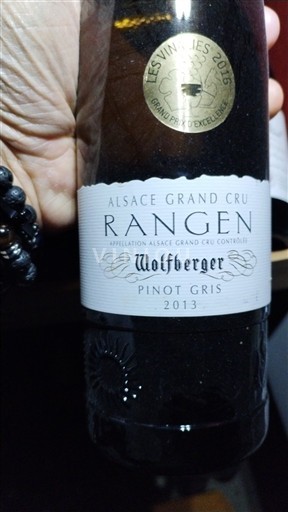 Alsasko Nespecifikováno Grand Cru Wolfberger 2013