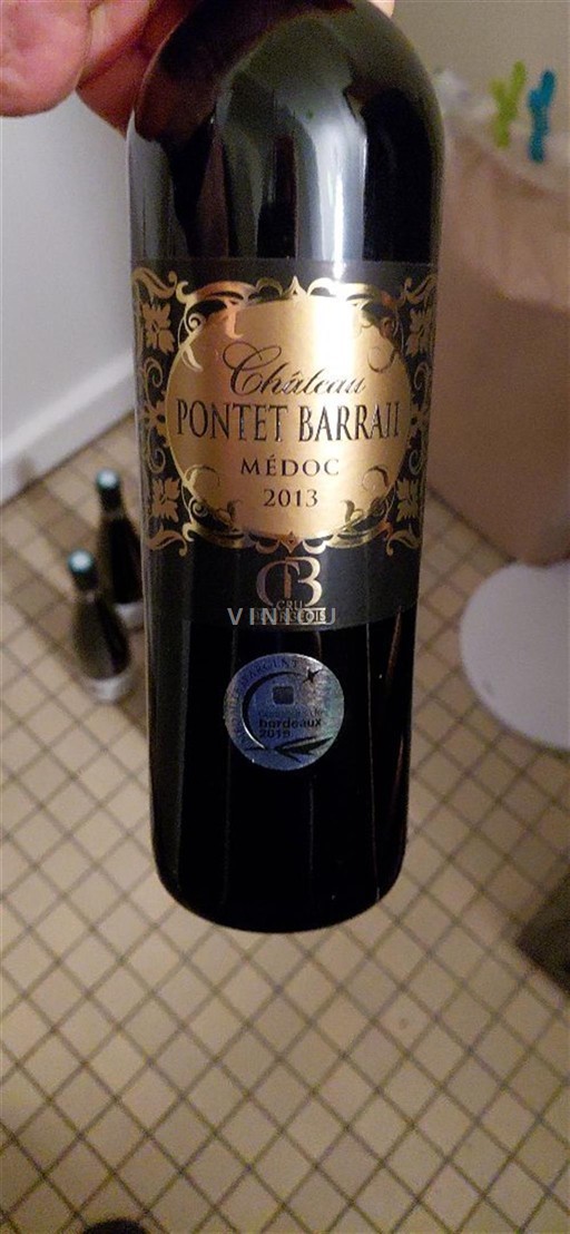 Bordeaux Médoc Cru Bourgeois Château Pontet Barrail 2013