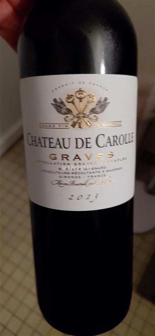 Bordeaux Graves Château Carolle 2013