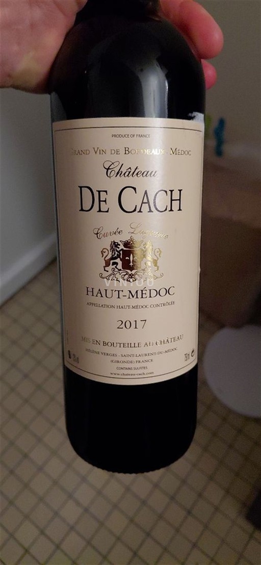 Bordeaux Haut-Médoc Château Cach Laurence 2017