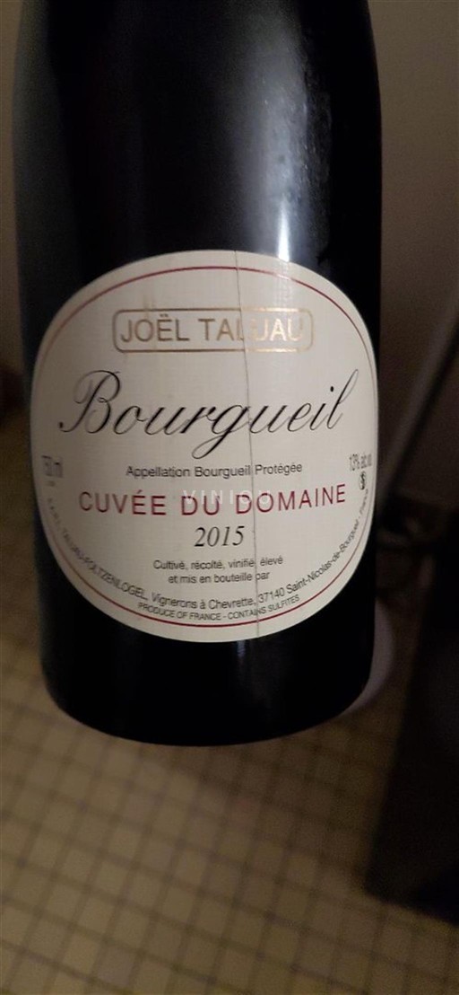 Thung lũng sông Loire Bourgueil Joël Taluau du Domaine 2015
