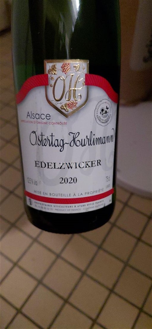 Alsace Ostertag-Hurlimann Edelzwicker 2020