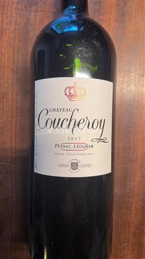 Bordeaux Pessac-Léognan Château Coucheroy 2017
