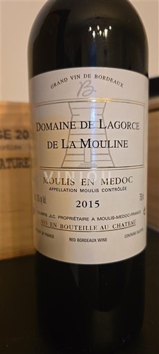 Bordeaux Moulis-en-Médoc Domaine Lagorce de La Mouline 2015