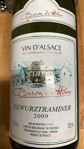Alsace Baron de Hoen 2009