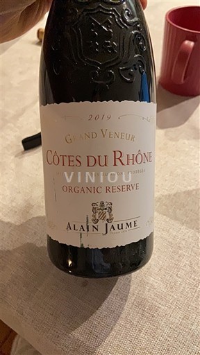 Rhônen laakso Côtes-du-rhône Alain Jaume Grand Veneur Organic Reserve 2019