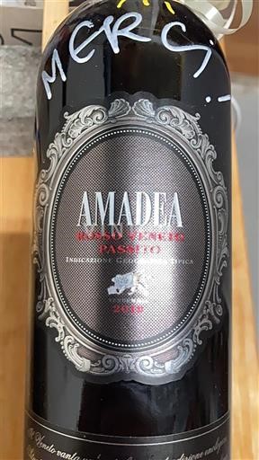 Vénétie Không được chỉ định Amadea Rosso Veneto Passito 2018