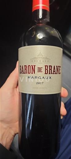 Bordeaux Margaux Baron de Brane 2017
