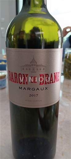 Bordeaux Margaux Baron de Brane 2017