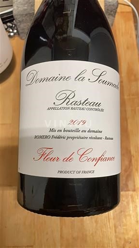Rhônedalen Rasteau Domaine La Soumade Fleur de Confiance 2019