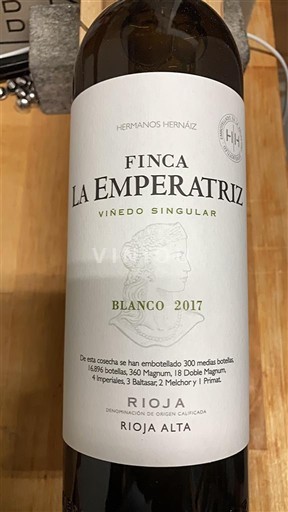 La Rioja Rioja Finca La Emperatriz Viñedo Singular 2017