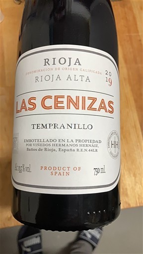 La Rioja Rioja Viñedos Hermanos Hernáiz Las Cenizas 2019