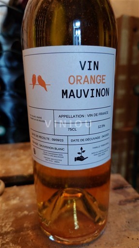 Bordeaux Không được chỉ định Mauvinon Vin Orange 2023