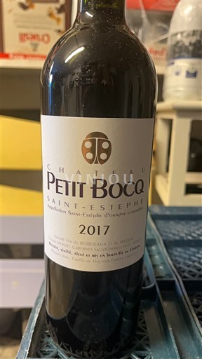 Bordeaux Saint-Estèphe Petit Bocq 2017