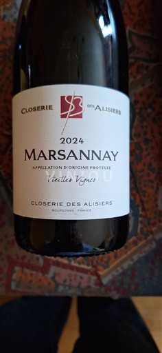Burgund Marsannay Closerie des Alisiers Vieilles Vignes 2024