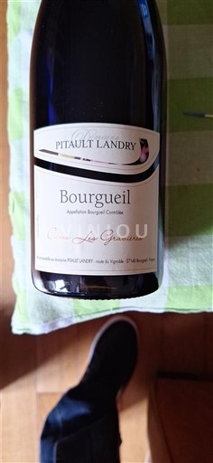 Vallée de la Loire Bourgueil Pitault Landry Les Gravières 2024