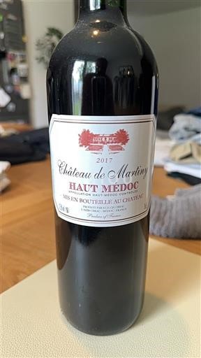 Bordeaux Haut-Médoc Château Martiny 2017