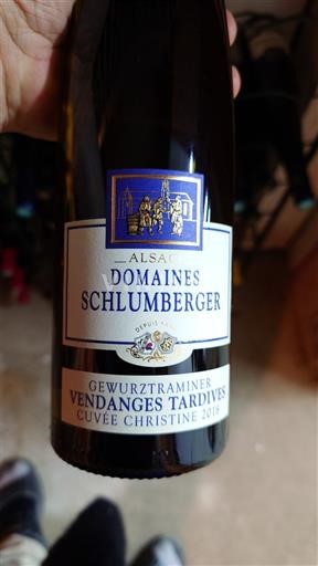 Alsácia Não especificado Vendanges Tardives Domaine S Schlumberger Christine 2018