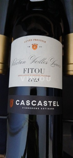 Languedoque Fitou Cascastel Sélection Vieilles Vignes Prestige 2023