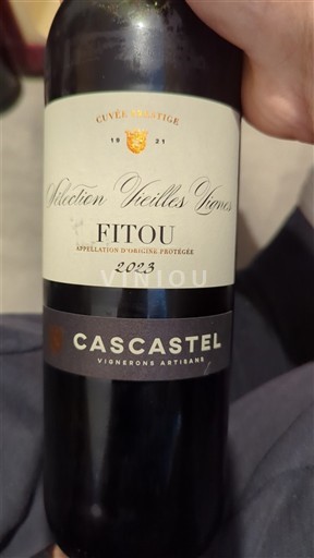 Vin Rouge sec Sélection Vieilles Vignes Cuvée Prestige Cascatel 2023 France Languedoc Fitou AOC